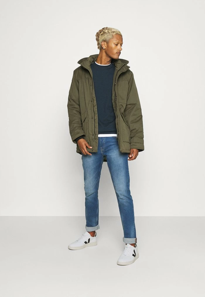 Only & Sons ONSELLIOT - Winter Coat - Olive Night 4 Only & Sons ONSELLIOT - Winter Coat - Olive Night - Image 2