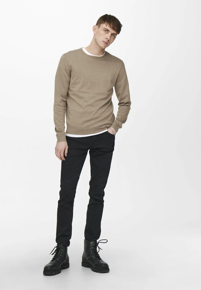 Only & Sons ONSWYLER LIFE CREW - Jumper - Incense 4 Only & Sons ONSWYLER LIFE CREW - Jumper - Incense - Image 2