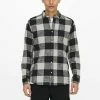 Only & Sons ONSARN LS SLUB CHECK SHIRT - Shirt - Black -Only & Sons shop 4fe7d7720d784ab4bd20827badbfb9a1