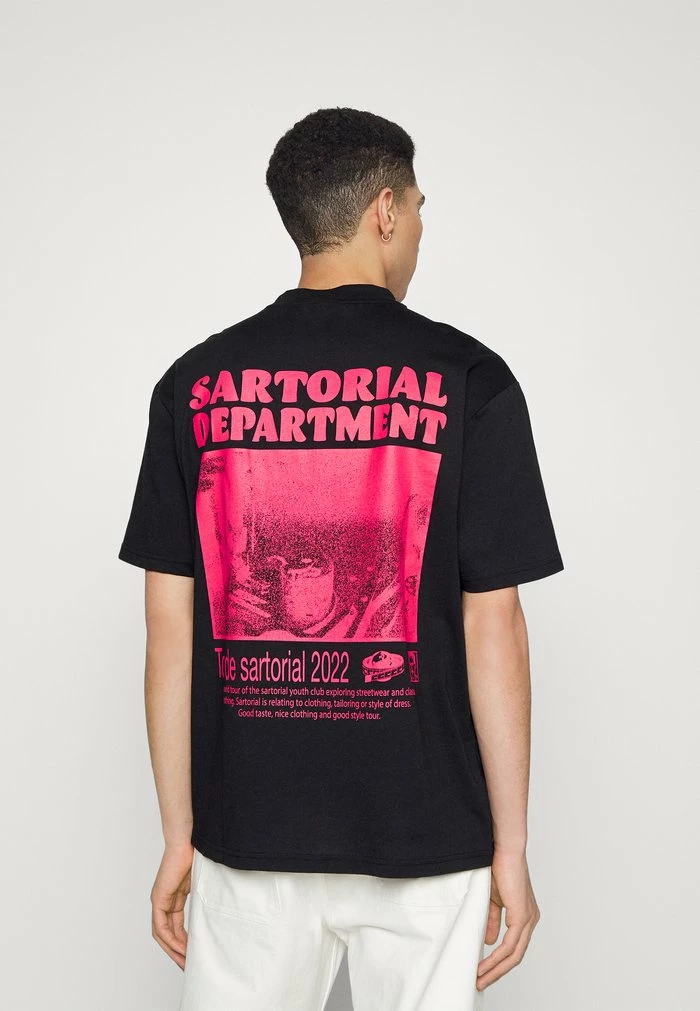 Only & Sons ONSFRED LIFE SARTO TEE - Print T-shirt - Black 5 Only & Sons ONSFRED LIFE SARTO TEE - Print T-shirt - Black - Image 3