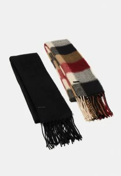 Only & Sons ONSCARLO SCARF 2 PACK UNISEX - Scarf - Black