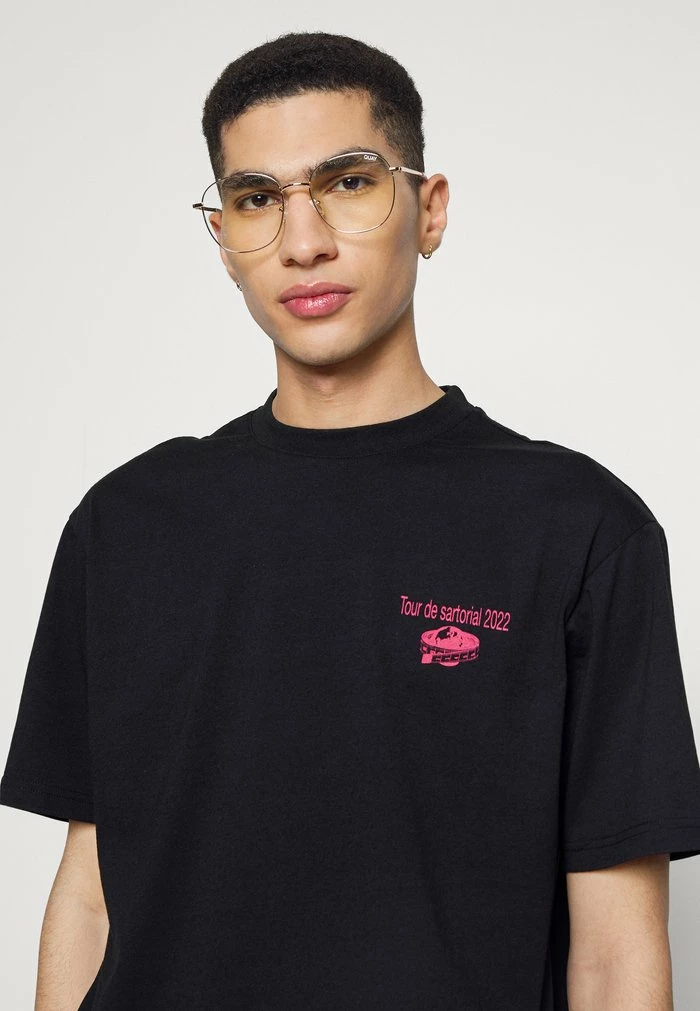 Only & Sons ONSFRED LIFE SARTO TEE - Print T-shirt - Black 8 Only & Sons ONSFRED LIFE SARTO TEE - Print T-shirt - Black - Image 6