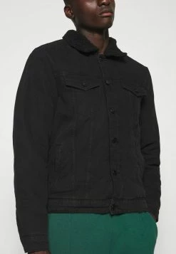 Only & Sons Denim Jacket - Black Denim -Only & Sons shop 55fd63e506a546ef84fd38a454c4a602