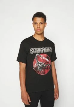 Only & Sons ONSSCORPIONS TEE - Print T-shirt - Black -Only & Sons shop 569853978d244cea8e92711ee6a48f1c