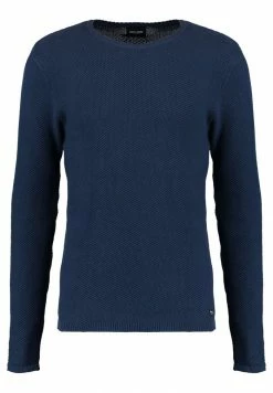 Only & Sons ONSDAN STRUCTURE CREW NECK - Jumper - Dress Blues -Only & Sons shop 5753d911f96448abb14b49088b3f749f