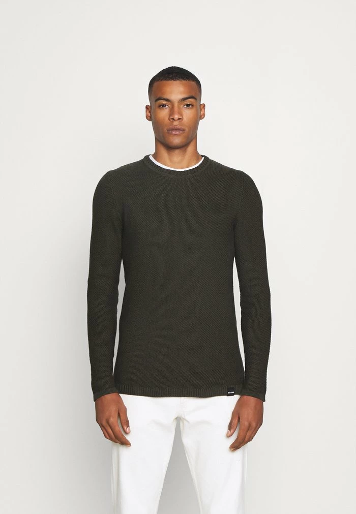 Only & Sons ONSDAN STRUCTURE CREW NECK - Jumper - Peat 3 Only & Sons ONSDAN STRUCTURE CREW NECK - Jumper - Peat