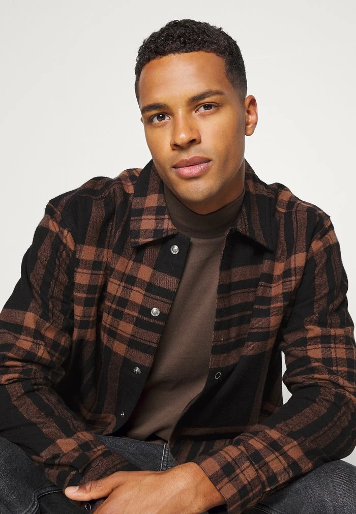 Only & Sons ONSTABB HEAVY CHECK - Shirt - Nutmeg 6 Only & Sons ONSTABB HEAVY CHECK - Shirt - Nutmeg - Image 4