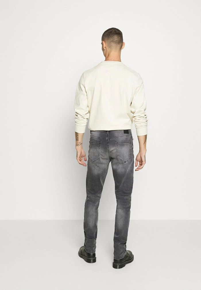 Only & Sons ONSLOOM SLIM ZIP SWEAT GREY - Slim Fit Jeans - Grey Denim 5 Only & Sons ONSLOOM SLIM ZIP SWEAT GREY - Slim Fit Jeans - Grey Denim - Image 3