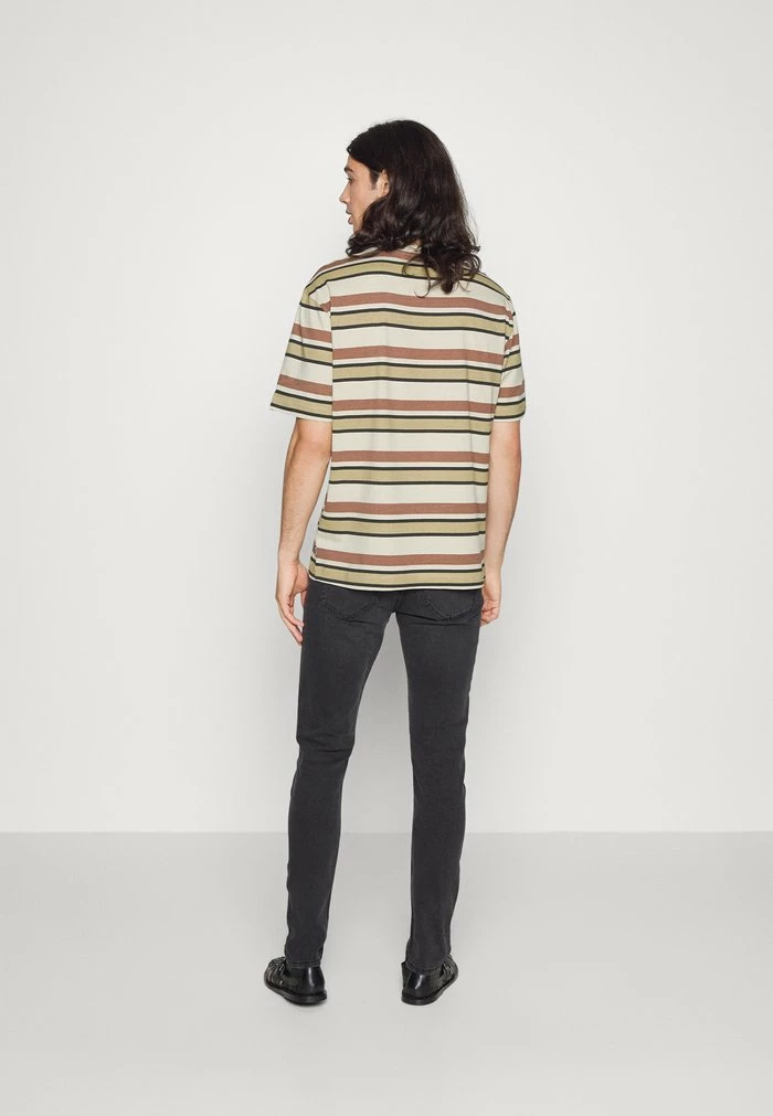 Only & Sons ONSFRED PRINTED STRIPE TEE - Print T-shirt - Silver 3 Only & Sons ONSFRED PRINTED STRIPE TEE - Print T-shirt - Silver