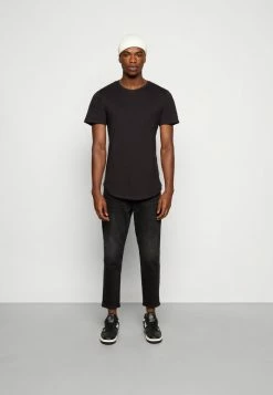 Only & Sons ONSMATT LONGY TEE 3 PACK - Basic T-shirt - White/grey/black