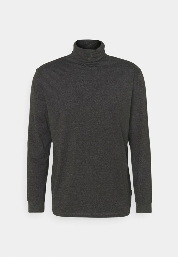 Only & Sons ONSMICHAN SLIM ROLLNECK TEE - Long Sleeved Top - Dark Grey Melange 7 Only & Sons ONSMICHAN SLIM ROLLNECK TEE - Long Sleeved Top - Dark Grey Melange - Image 5