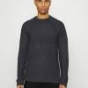 Only & Sons ONSKELVIN STRUC CREW NECK - Jumper - Dark Grey Melange -Only & Sons shop 5fb6d85d561b41bebdcbcab9c6a192ae