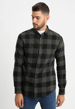 Only & Sons ONSGUDMUND LIFE CHECKED SHIRT - Shirt - Forest Night
