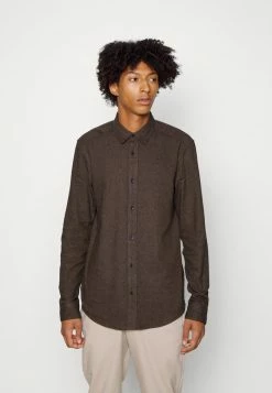 Only & Sons ONSBEN SLIM HERRINGBONE - Shirt - Brown