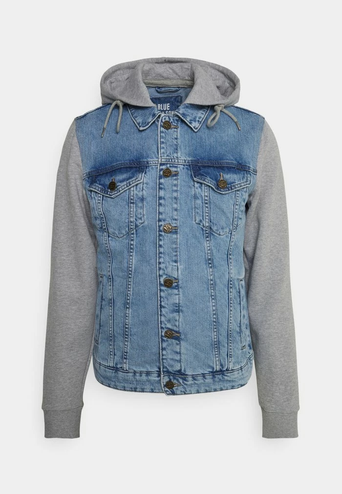 Only & Sons ONSCOIN HOOD TRUCK - Denim Jacket - Blue Denim 3 Only & Sons ONSCOIN HOOD TRUCK - Denim Jacket - Blue Denim