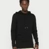Only & Sons ONSCASPER LONGLINE HOODIE - Jumper - Black