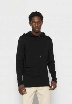 Only & Sons ONSCASPER LONGLINE HOODIE - Jumper - Black