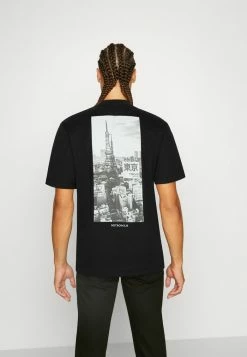 Only & Sons ONSFRED PHOTO TEE UNISEX - Print T-shirt - Black -Only & Sons shop 699e04017f454274b1f179b7c279f945