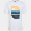 Only & Sons ONSPLAZA LIFE TEE - Print T-shirt - White -Only & Sons shop 6b191320ef704c0ea9c47bf7fc7813e6