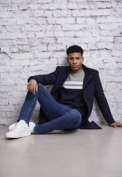 Only & Sons ONSLAZLO STRIPED CREW NECK - Jumper - Blue Nights