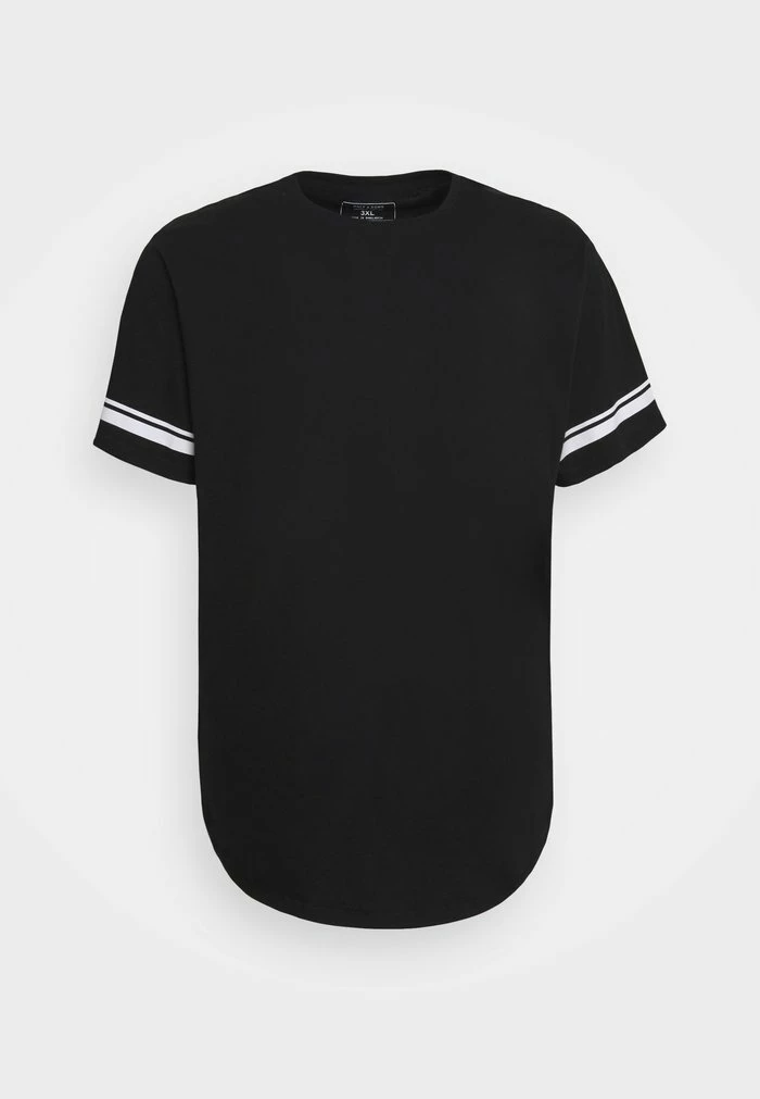 Only & Sons ONSMATT LIFE LONGY STRIPE - Print T-shirt - Black 4 Only & Sons ONSMATT LIFE LONGY STRIPE - Print T-shirt - Black - Image 2