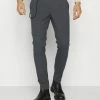 Only & Sons ONSPETE SLIM PANTS - Trousers - Grey Pinstripe 1 Only & Sons ONSPETE SLIM PANTS - Trousers - Grey Pinstripe -Only & Sons shop 7280cbbe03da482fa80256236fee27a4