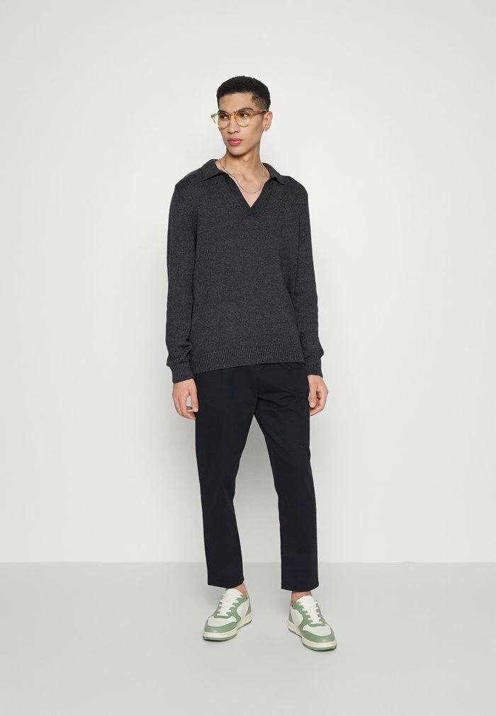 Only & Sons ONSPOWEE LIFE STRAIGHT - Jumper - Dark Grey Melange 4 Only & Sons ONSPOWEE LIFE STRAIGHT - Jumper - Dark Grey Melange - Image 2