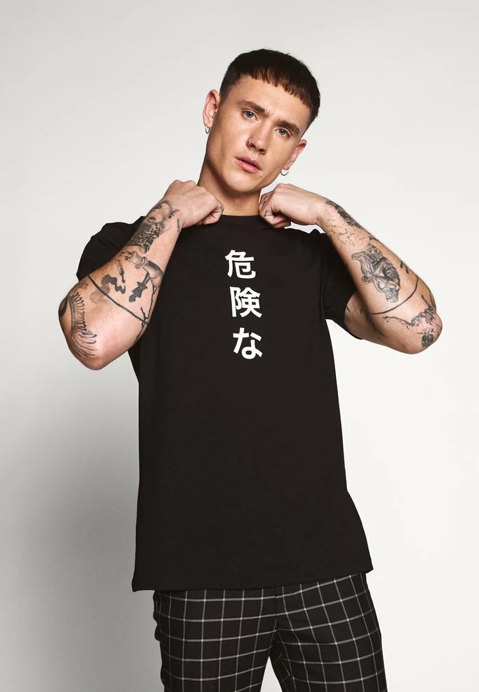 Only & Sons ONSLUNG TEE - Print T-shirt - Black 5 Only & Sons ONSLUNG TEE - Print T-shirt - Black - Image 3