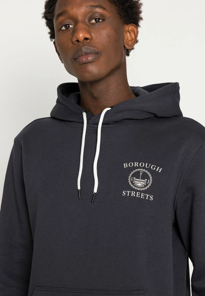 Only & Sons ONSKYLE VARSITY HOODIE - Sweatshirt - Dark Navy 7 Only & Sons ONSKYLE VARSITY HOODIE - Sweatshirt - Dark Navy - Image 5