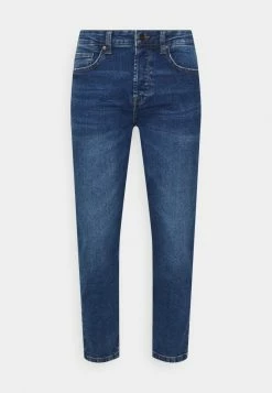 Only & Sons ONSAVI BEAM LIFE CROP - Slim Fit Jeans - Blue Denim