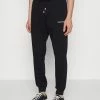 Only & Sons ONSTOM LIFE ELON LOGO - Tracksuit Bottoms - Black -Only & Sons shop 794db0d64fd9474a9fafca6f23492277