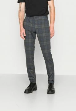 Only & Sons ONSMARK CHECK PANT - Trousers - Dark Navy