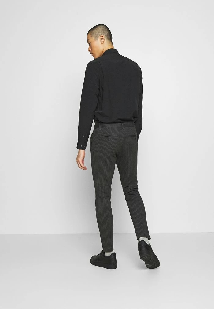 Only & Sons ONSMARK PANT STRIPE - Trousers - Dark Grey Melange 5 Only & Sons ONSMARK PANT STRIPE - Trousers - Dark Grey Melange - Image 3