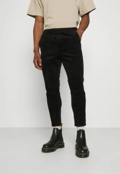 Only & Sons ONSLINUS LIFE CROPPED - Trousers - Black