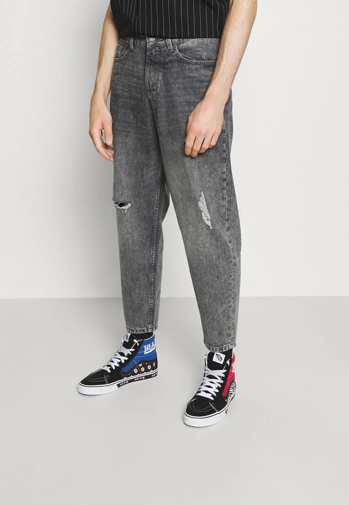 Only & Sons ONSCONE LIFE CROP - Relaxed Fit Jeans - Grey Denim 3 Only & Sons ONSCONE LIFE CROP - Relaxed Fit Jeans - Grey Denim