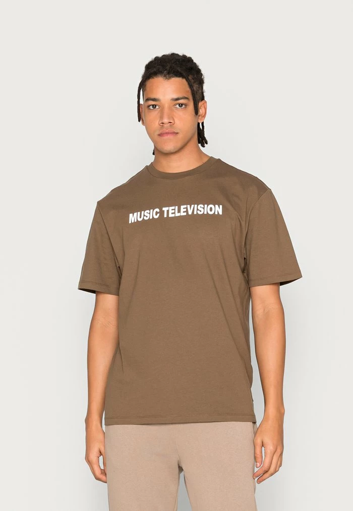 Only & Sons MTV TEE - Print T-shirt - Teak 5 Only & Sons MTV TEE - Print T-shirt - Teak - Image 3