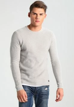 Only & Sons ONSDAN STRUCTURE CREW NECK - Jumper - Light Grey Melange