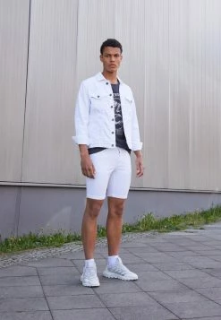 Only & Sons ONSCOIN COLOUR TRUCKER - Denim Jacket - Bright White