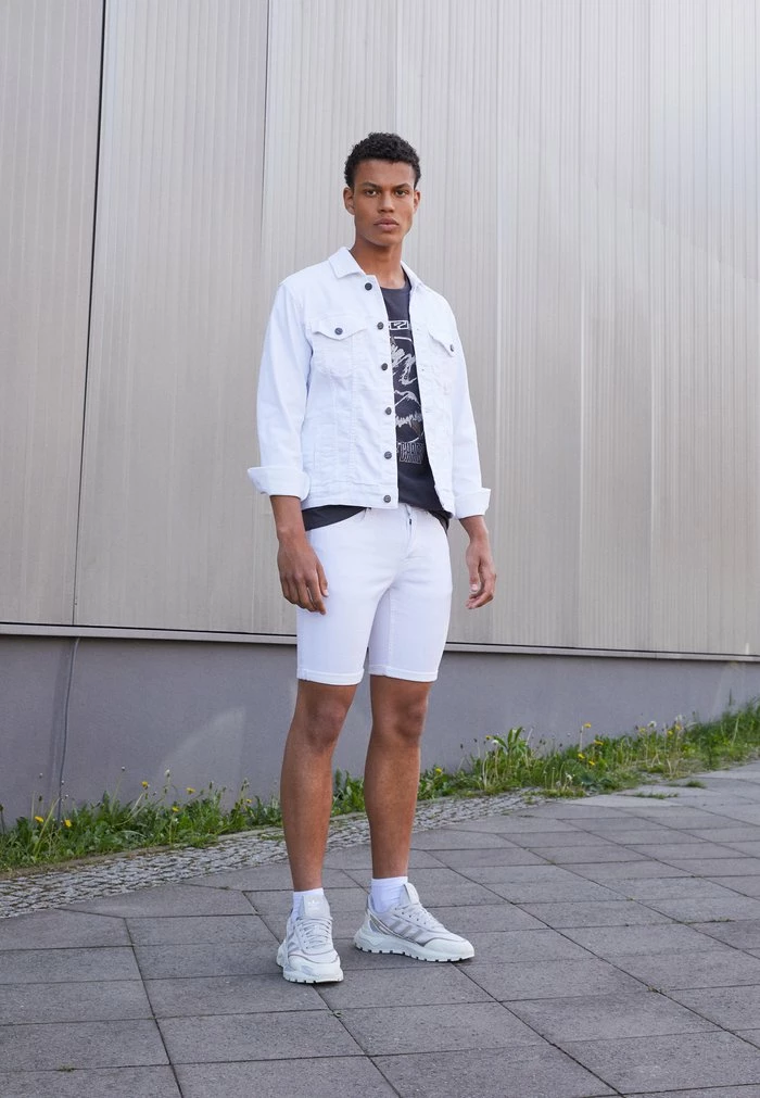 Only & Sons ONSCOIN COLOUR TRUCKER - Denim Jacket - Bright White 3 Only & Sons ONSCOIN COLOUR TRUCKER - Denim Jacket - Bright White