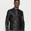 Only & Sons ONSAL - Faux Leather Jacket - Black 1 Only & Sons ONSAL - Faux Leather Jacket - Black -Only & Sons shop 85a47f01c0ac4abbb542edc282bfbe66