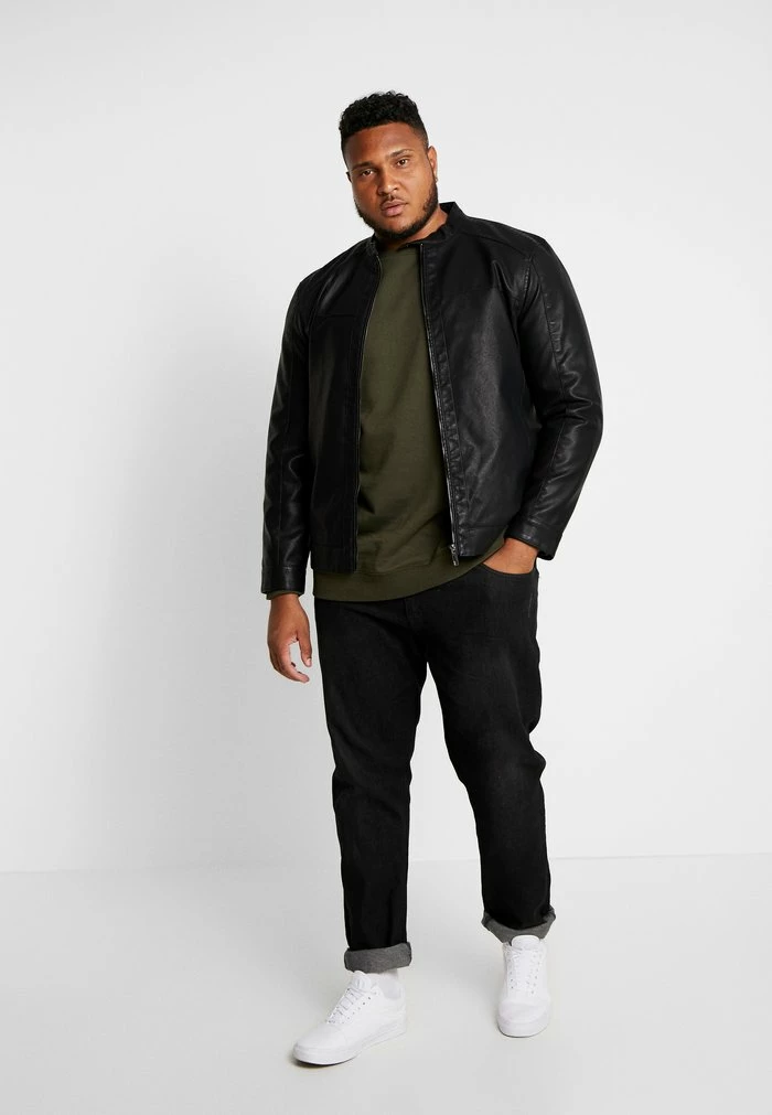 Only & Sons ONSMIKE RACER JACKET - Faux Leather Jacket - Black 4 Only & Sons ONSMIKE RACER JACKET - Faux Leather Jacket - Black - Image 2