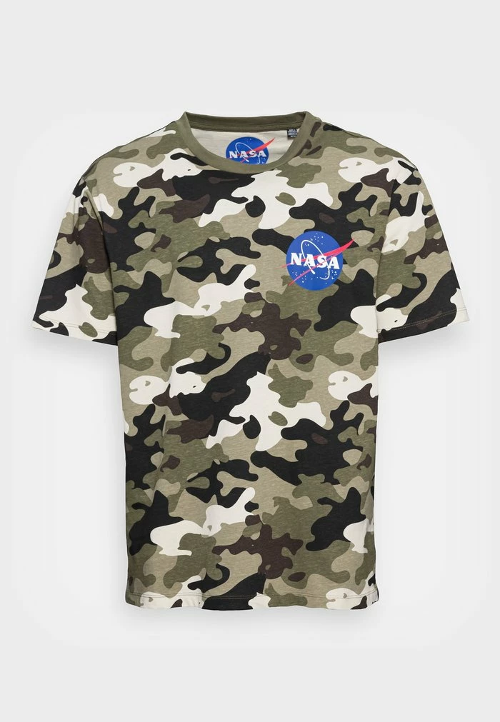 Only & Sons ONSNASA TEE - Print T-shirt - Olive Night 6 Only & Sons ONSNASA TEE - Print T-shirt - Olive Night - Image 4