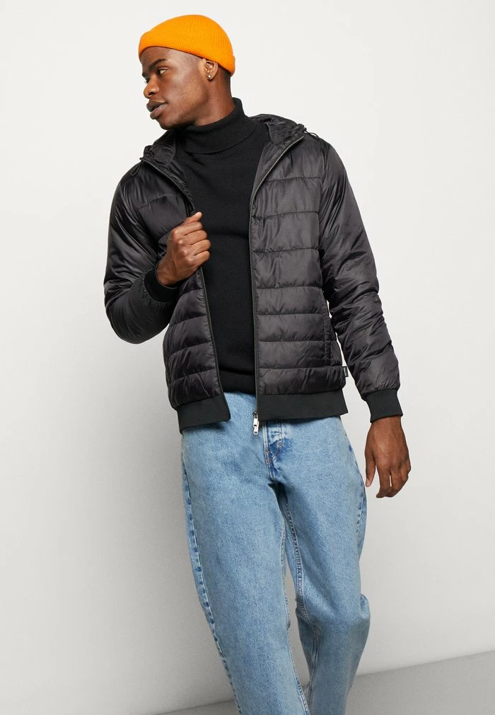 Only & Sons ONSKOBE QUILTED HOOD - Light Jacket - Black 6 Only & Sons ONSKOBE QUILTED HOOD - Light Jacket - Black - Image 4