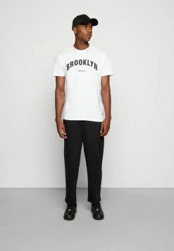 Only & Sons ONSCOLLEGIATENYC TEE 2 PACK - Print T-shirt - White/black