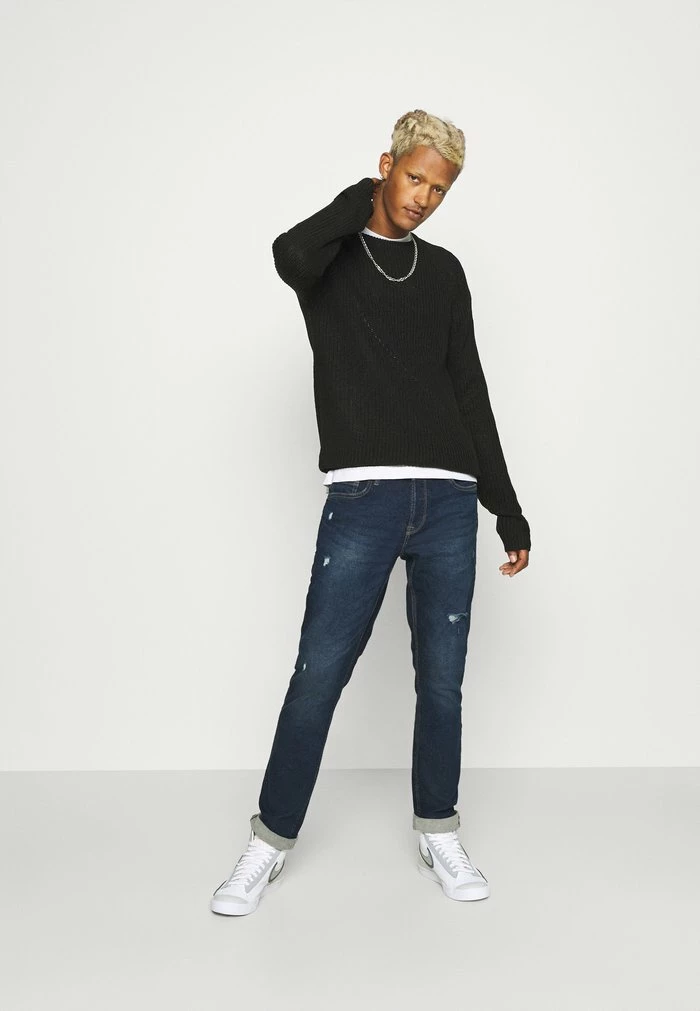 Only & Sons ONSLOOM LIFE - Slim Fit Jeans - Blue Denim 4 Only & Sons ONSLOOM LIFE - Slim Fit Jeans - Blue Denim - Image 2