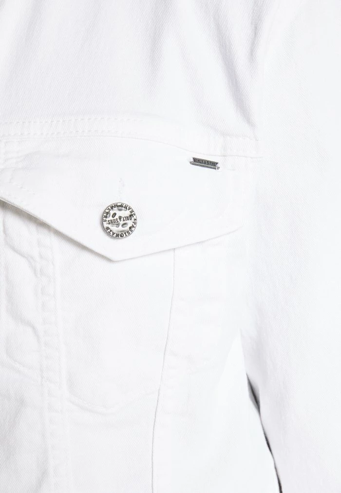 Only & Sons ONSCOIN COLOUR TRUCKER - Denim Jacket - Bright White 10 Only & Sons ONSCOIN COLOUR TRUCKER - Denim Jacket - Bright White - Image 8