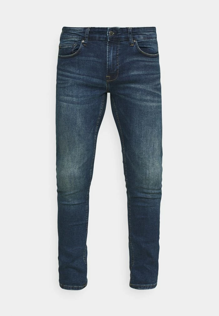 Only & Sons ONSWARP LIFE - Slim Fit Jeans - Blue Denim 6 Only & Sons ONSWARP LIFE - Slim Fit Jeans - Blue Denim - Image 4