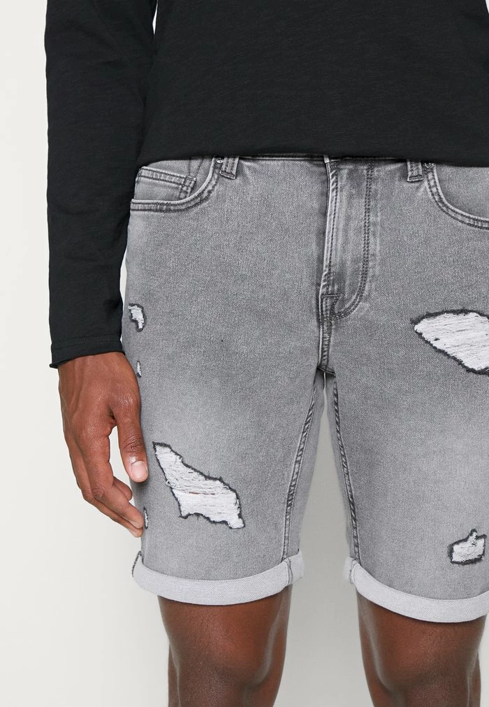Only & Sons ONSPLY DAMAGE - Denim Shorts - Grey Denim 9 Only & Sons ONSPLY DAMAGE - Denim Shorts - Grey Denim - Image 7
