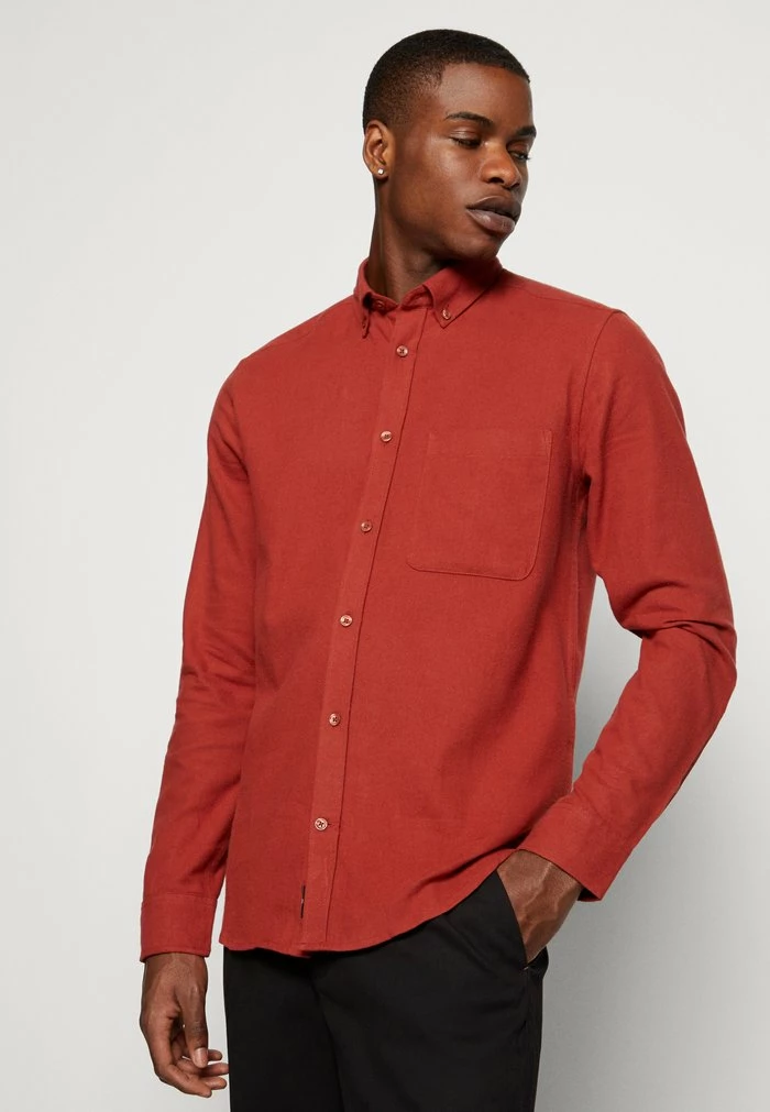 Only & Sons ONSTAM REGULAR - Shirt - Burnt Henna 6 Only & Sons ONSTAM REGULAR - Shirt - Burnt Henna - Image 4