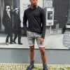 Only & Sons ONSPLY DAMAGE - Denim Shorts - Grey Denim